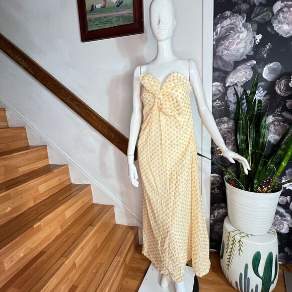 BHLDN Significant Other Allure Adelle Sunflower Embroidered / size 6 - Picture 2 of 5